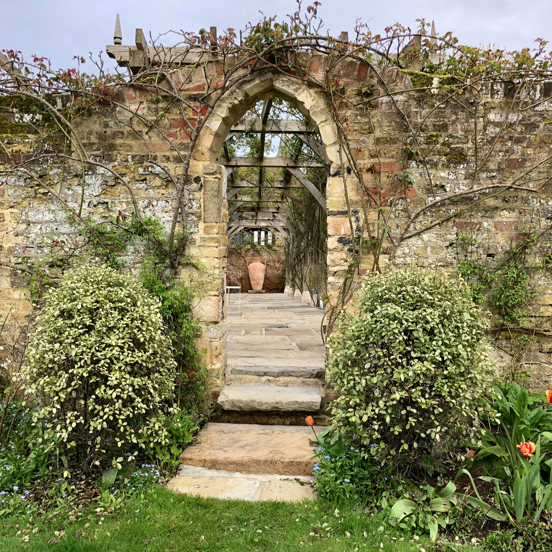 Walled garden and pergola, Watergate House, Fordwich The Frustrated